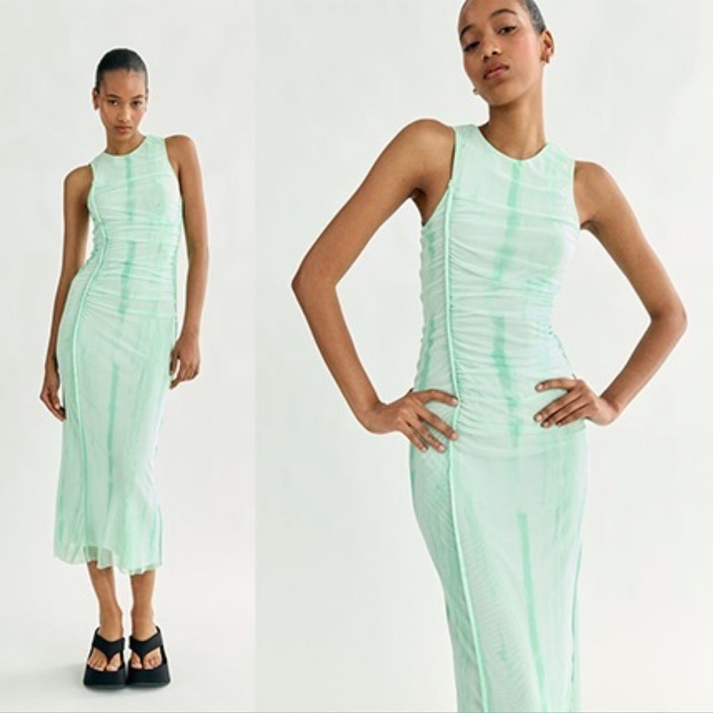 Zara Green Midi Dress